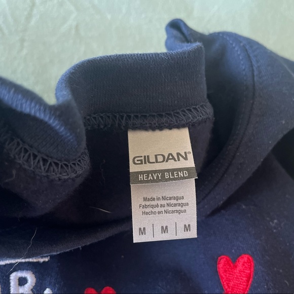 Mr Perfectly Fine embroidered sweatshirt navy medium Taylor Swift - Picture 2 of 3